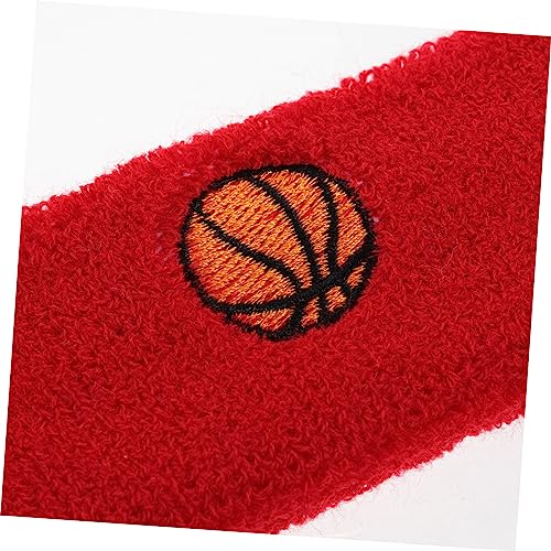 SUPVOX 6 Sets Sports Sweatbands Elastic Wristbands and Headbands for Basketball Running Yoga Volleyball Breathable Soft Lint Material Comfortable Fit for Boys3