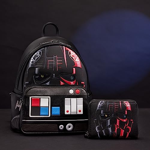 Loungefly Disney – Star Wars Tie Fighter – Mochila – Exclusivo da Amazon – Couro Vegano Premium – Id