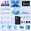 Tableta 2026 Android 15, 10 Pulgadas con Gemini AI, 30GB+64GB+1TB Expandible, 2 en 1 Octa-Core con Teclado y Mouse, 5G WiFi, 6000mAh, GPS, Widevine L1, Pantalla Dividida - Negro 6
