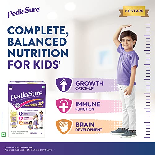 Image of Ensure Vanilla 1kg & Pediasure Vanilla 1kg Health & Nutrition Drink Powder Combo | Complete, Balanced Nutrition For Kids & Adults