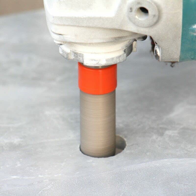 Miniatura 4 de Broca biseladora de diamante de 316 a 1-12 pulgadas y 0.787 in (34 pulgadas), extremo plano de diamante de 1 pulgada y punta de bola para fresado de