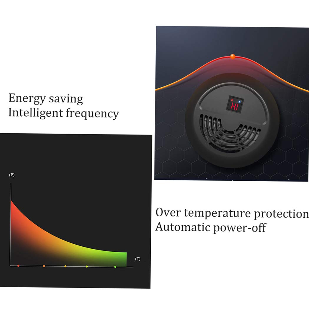 Calentador de Acuario, Calentadores sumergibles para acuarios con Tanque Inteligente con calefacción Inteligente PTC y Pantalla Digital con Pantalla LED