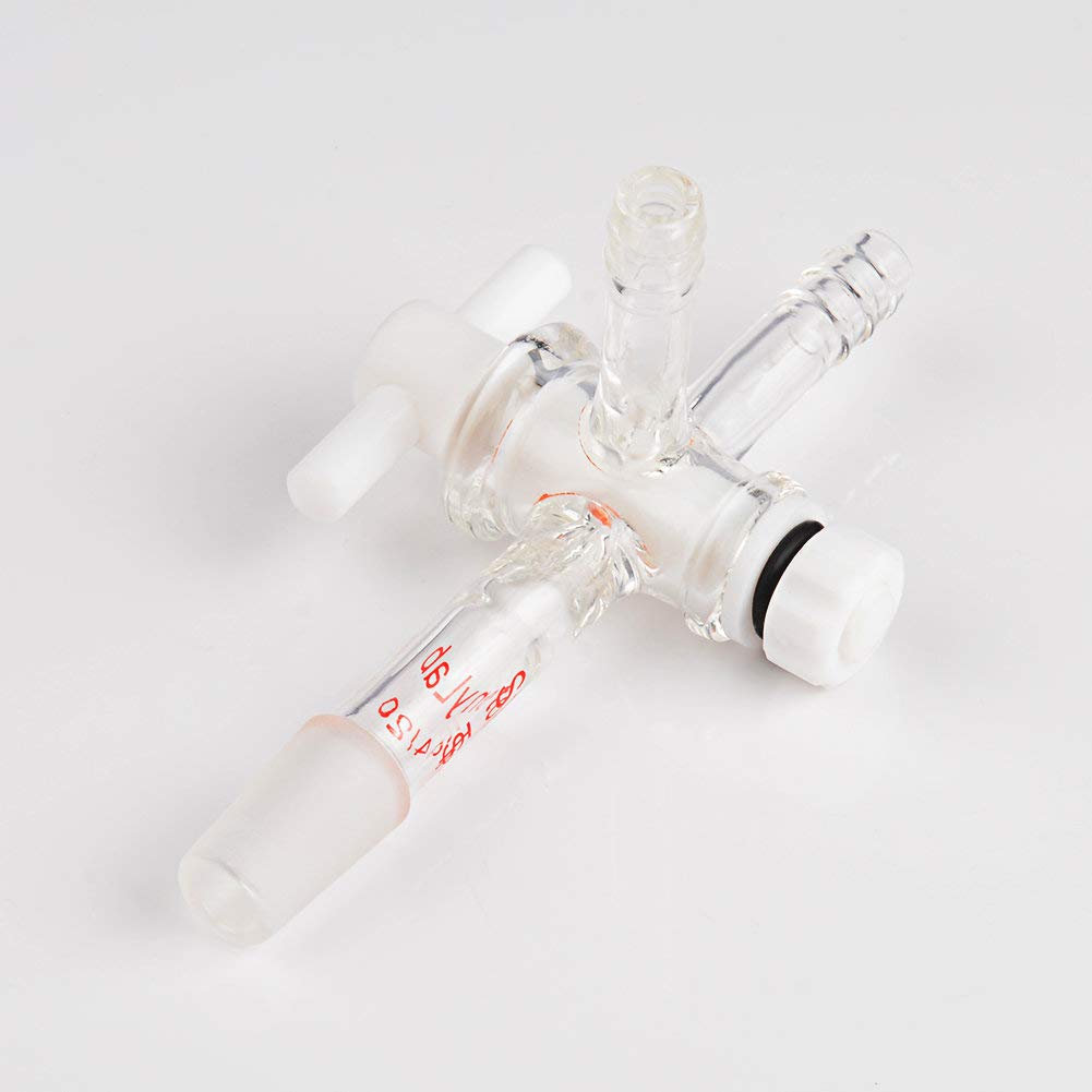 stonylab Adaptateur de Contrôle Débit Sous Vide en Verre, Décollage
