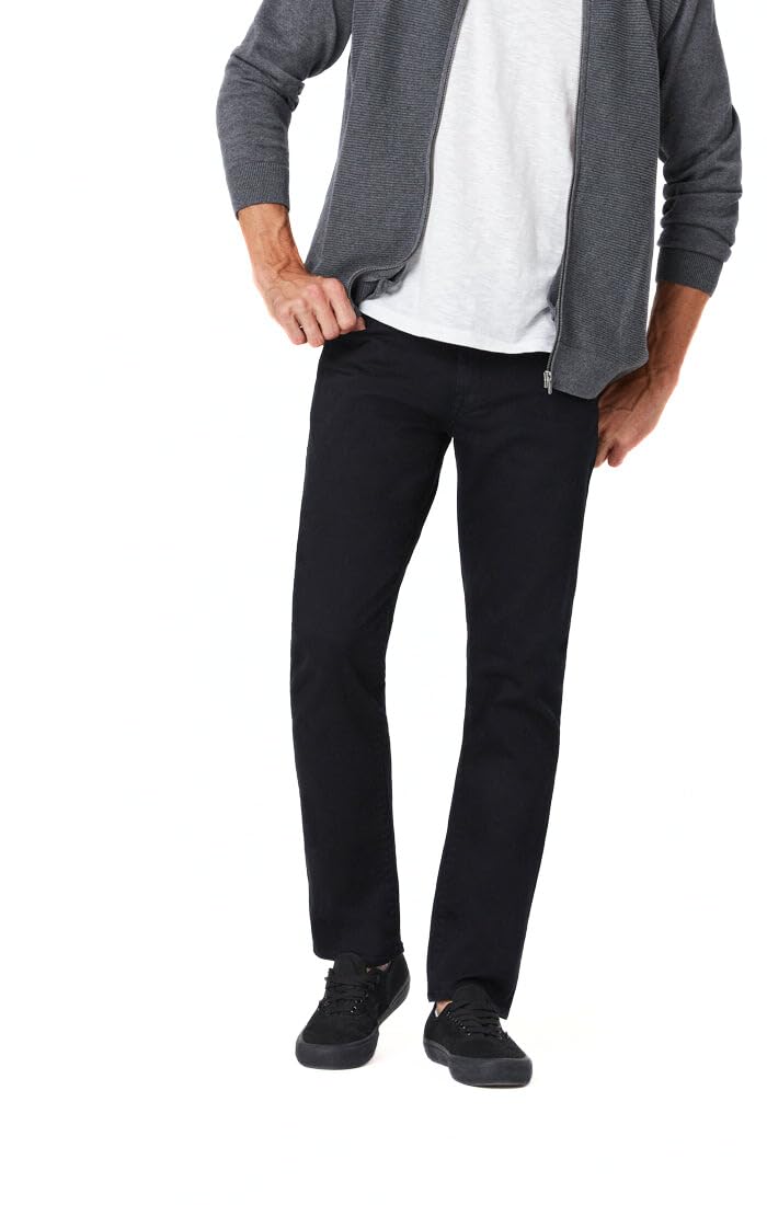 Mavi Zach Men's Straight Leg Regular Rise Jeans for Men – Casual Pants – Stretchable Men's