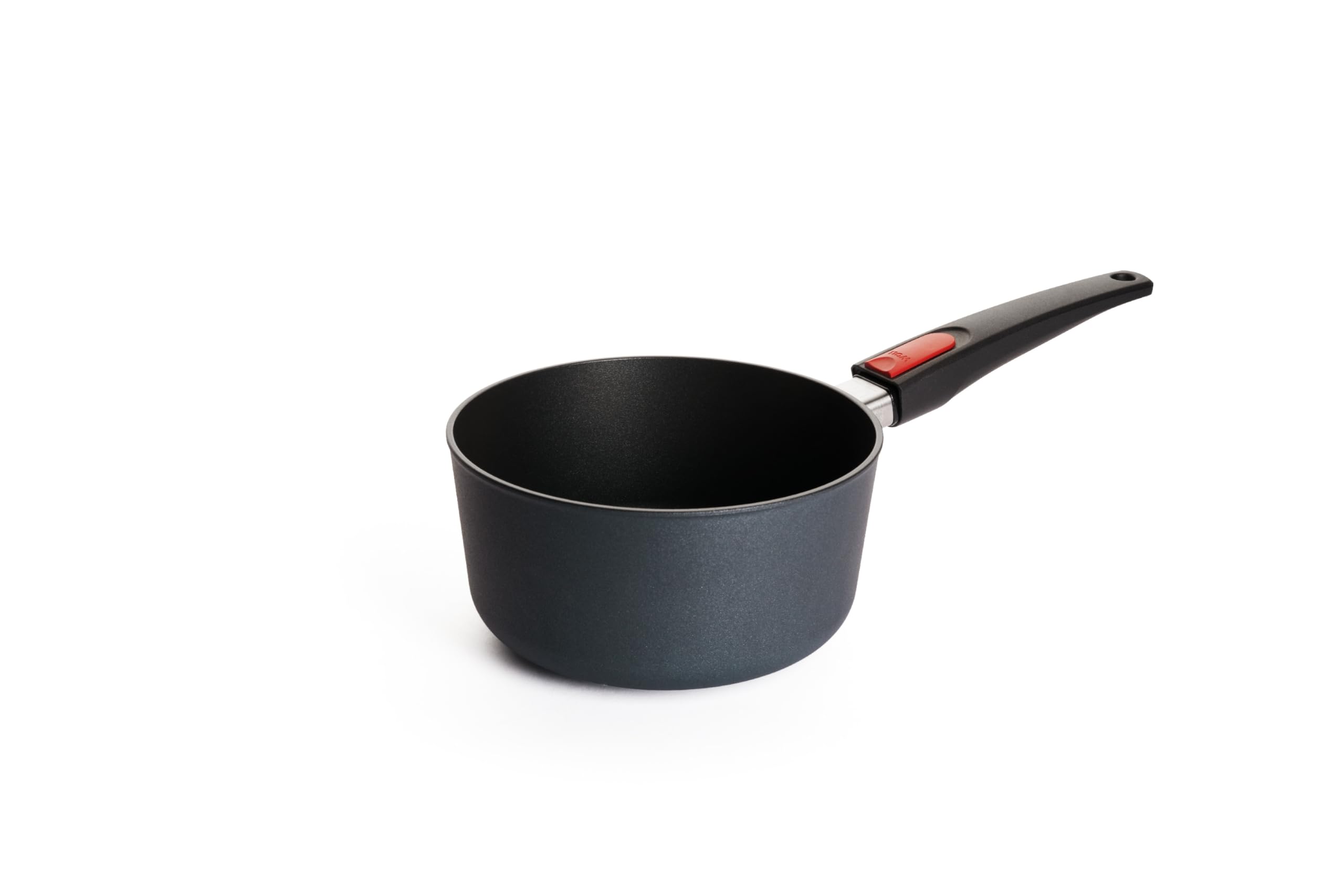 Woll Diamond Lite Stieltopf - Induktiv -, Ø 20 cm, 10 cm hoch, 2.5 Liter, mit abnehmbarem Stiel - Geeignet für alle Herdarten, Aluminiumguss, Antihaft-Versiegelung, backofenfest, anthrazit