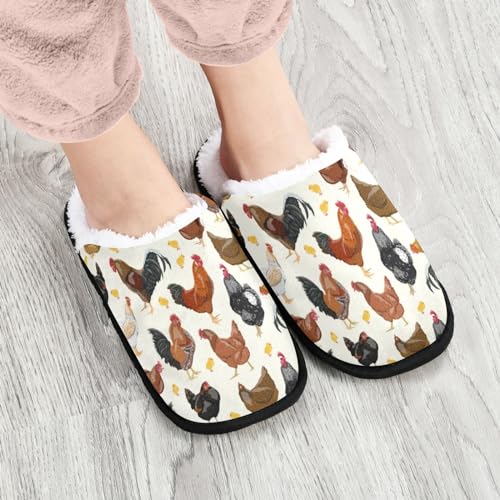 Slippers for Women Men, Memory Foam House Slippers, Non-Slip Indoor Outdoor Winter Bedroom Shoes2