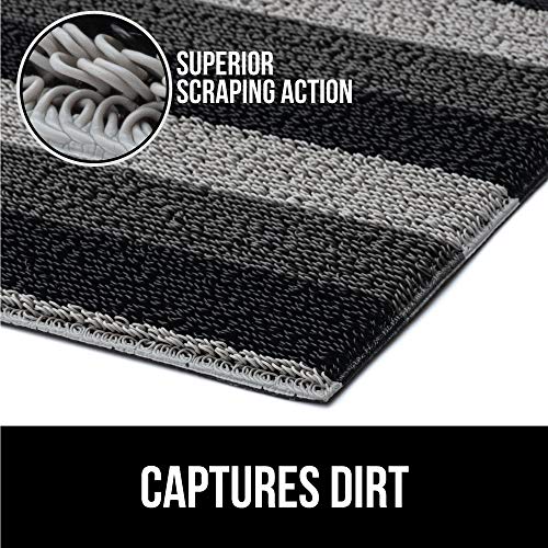Gorilla Grip Premium Tufted Bristles Doormat, Boot Scraper, Easy Clean