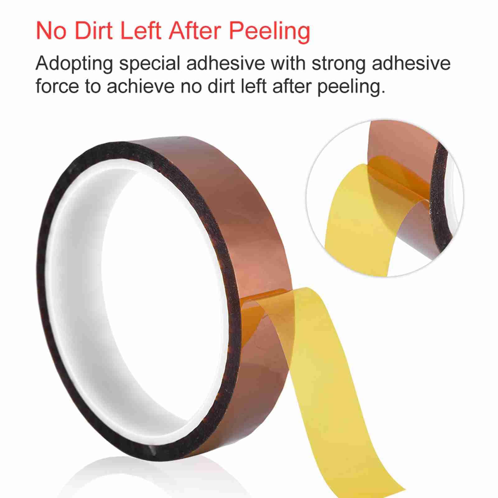 Isolamento termico Nastro adesivo, 33m * 0,06mm 250-300 ℃ nastro di trasferimento termico estenuabilità del 35% resistenza alla buccia 5N/25mm larghezza 30mm per saldatura a chip (30 mm di larghezza)