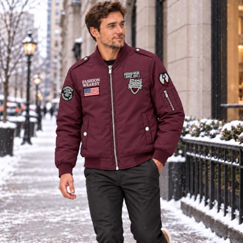 MIA FASHION Store MIA FASHION Men's Winter Jacket Zip Up Casual Coat - Image 6