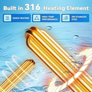 NEWTRY 5.5KW SPA Heater, 220V Pool Heater Electric Swimming Pool Heaters Hot Tub Heater Thermostats with Digital Display for SPA, Hot Tub, Above Ground Pool (Hardwire)