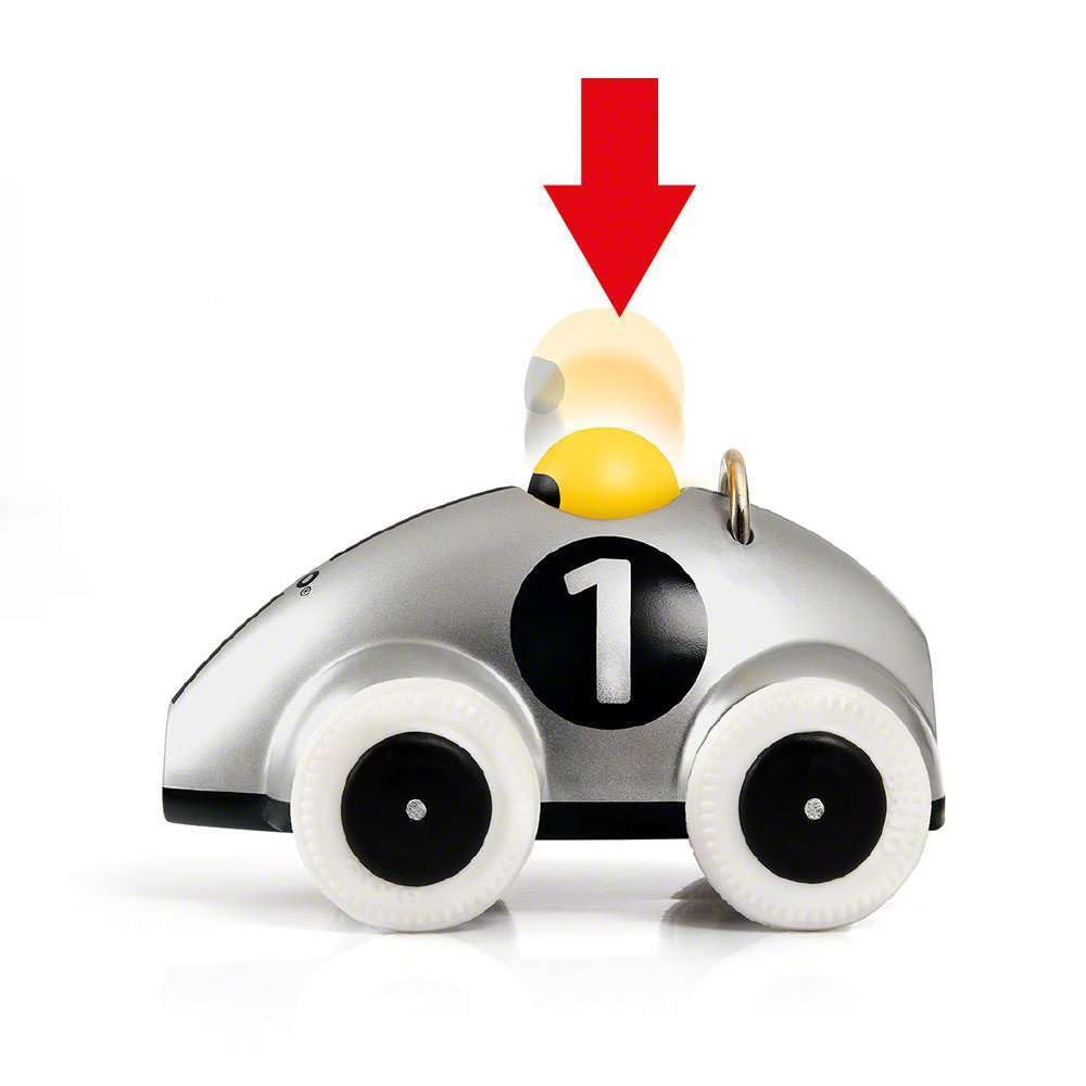 Push & Go Rennwagen Silber Edition Push Along