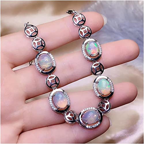 Meilleur cadeau de fiançailles : bracelet opale et argent 925