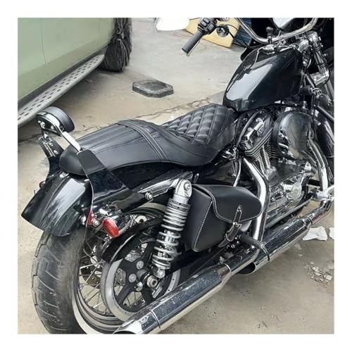 Asiento doble de motocicleta para Sportster 1200 y Iron 883 con diseño ergonómico de conductor 3