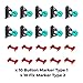 Button Fix Type 2 Bracket Marker Connecting 90º Degree Panels with New Upgraded Button (10 Sets + 10 Marker Tools)