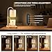 TOACSUCP Candle Warmer Lamp with 3 Bulbs, Adjustable Height Dimmable Candle Warmer with Timer, Compatible with Large Jar Candles, Candle Lamp with Charming Gift Box Ribbon for Her/Him(2 Pack)