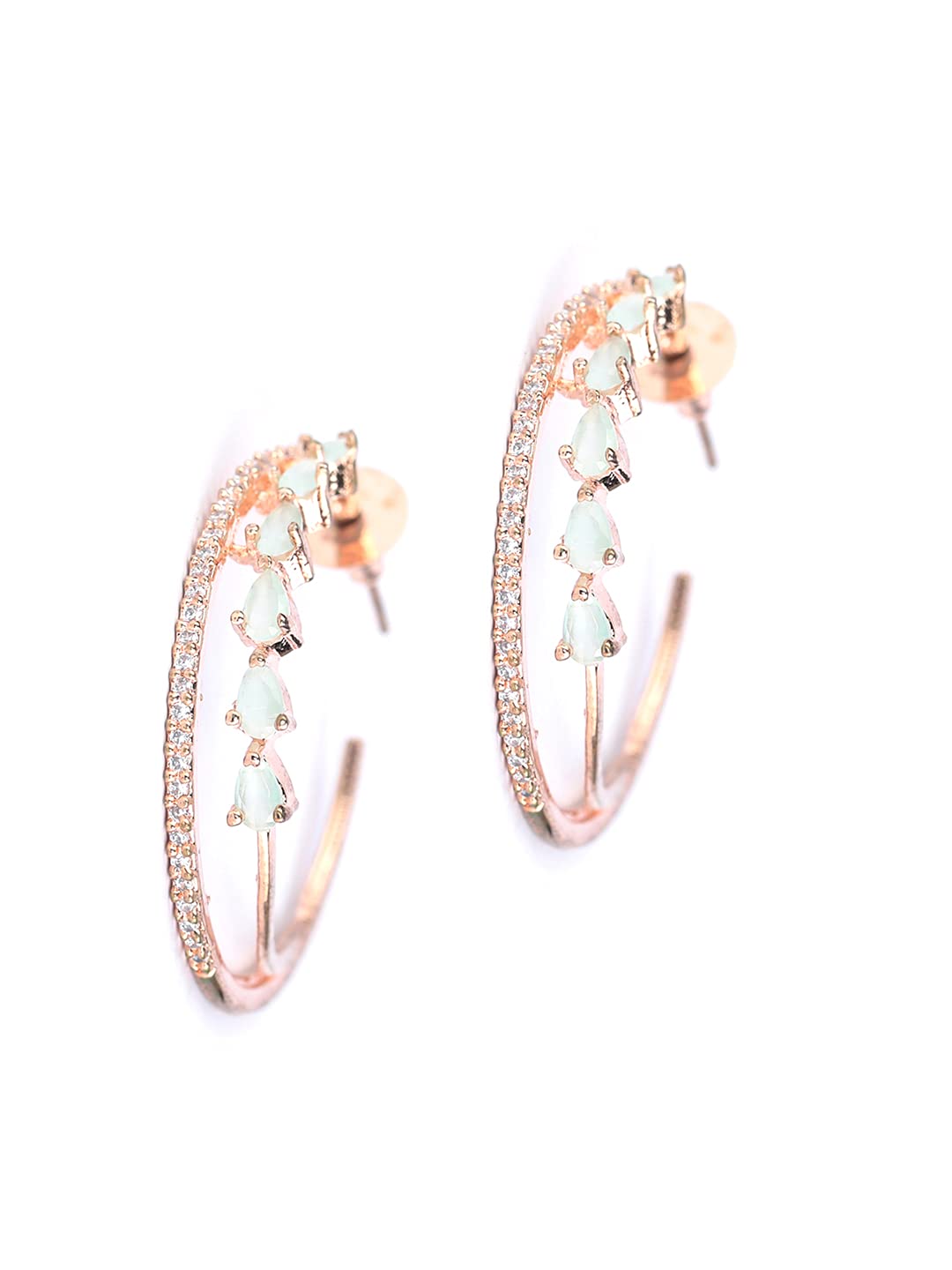 See full amazon price history chart for Priyaasi Mint Green American Diamond Half-Hoop Earrings for Women | Stylish & Fashionable | Stone-Studded | Rose Gold-Plated | Brass Metal | Leaf Design | Earrings for Party & Festivals | Push Back Closure Priyaasi Mint Green American Diamond Half-Hoop Earrings for Women | Stylish & Fashionable | Stone-Studded | Rose Gold-Plated | Brass Metal | Leaf Design | Earrings for Party & Festivals | Push Back Closure (B09G95VQQH) Amazon Price History, Amazon Price Tracker
