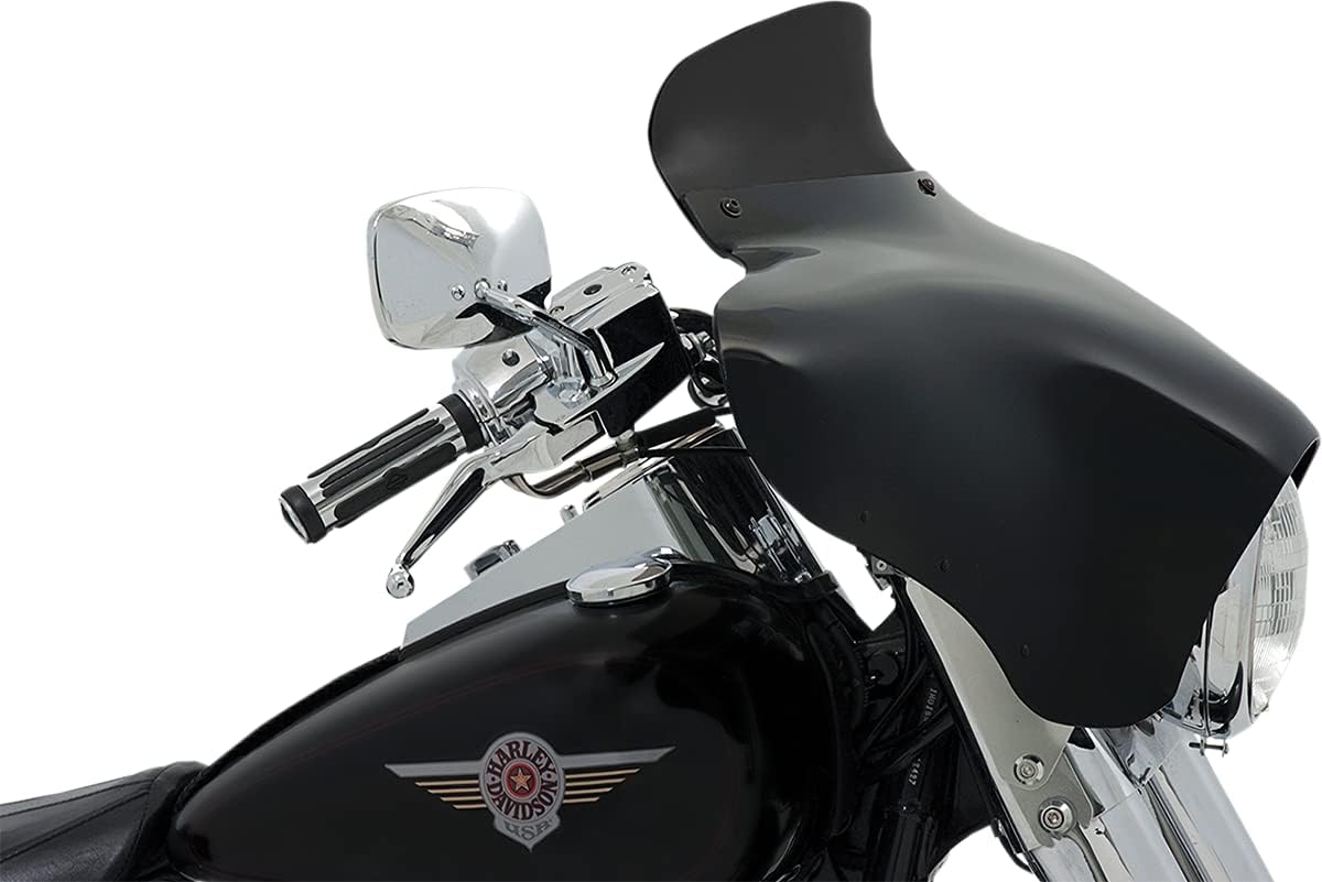 Memphis Shades 3" Dark Smoke Spoiler Windshield OEM Harley Batwing Fairing 14-17