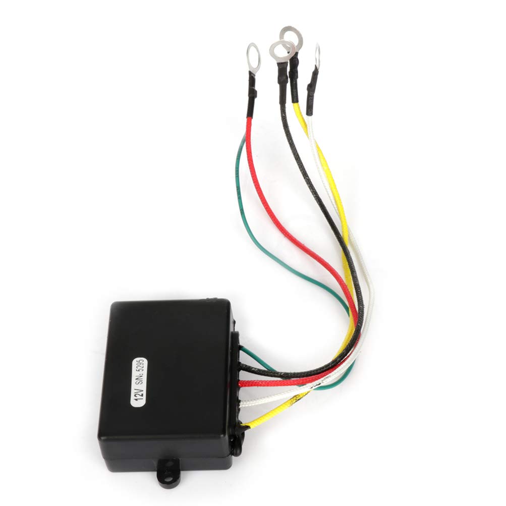 cciyu 12V Electric Winch Wireless Remote Control 2PCS w/Receiver Kit For Car Truck for Jeep ATV SUV Off Road Winch