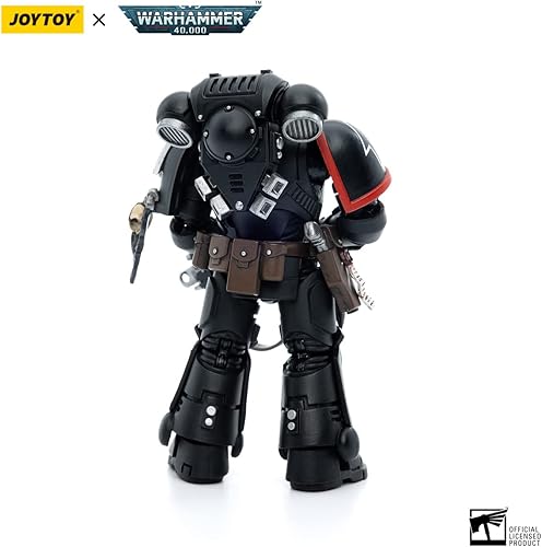 Miniatura 3 de JOYTOY Warhammer 40K 118 Figura de acción de guardia de cuervo Intercesores Sargento Rychas Joy Figura de juguete