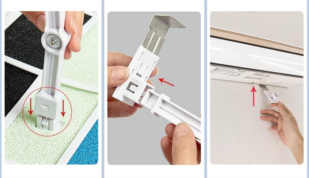 GeRRiT Wall-Mounted Air Conditioner Air Guide Plate Air Outlet Air Damper Anti-colders Direct Blowing Air Guide Plate 120Cm Wind Deflector