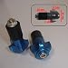 Produktbild A-Pro Bar Ends Lenkergewichte Runde Universal Motorrad Roller Mofa 17mm Blau