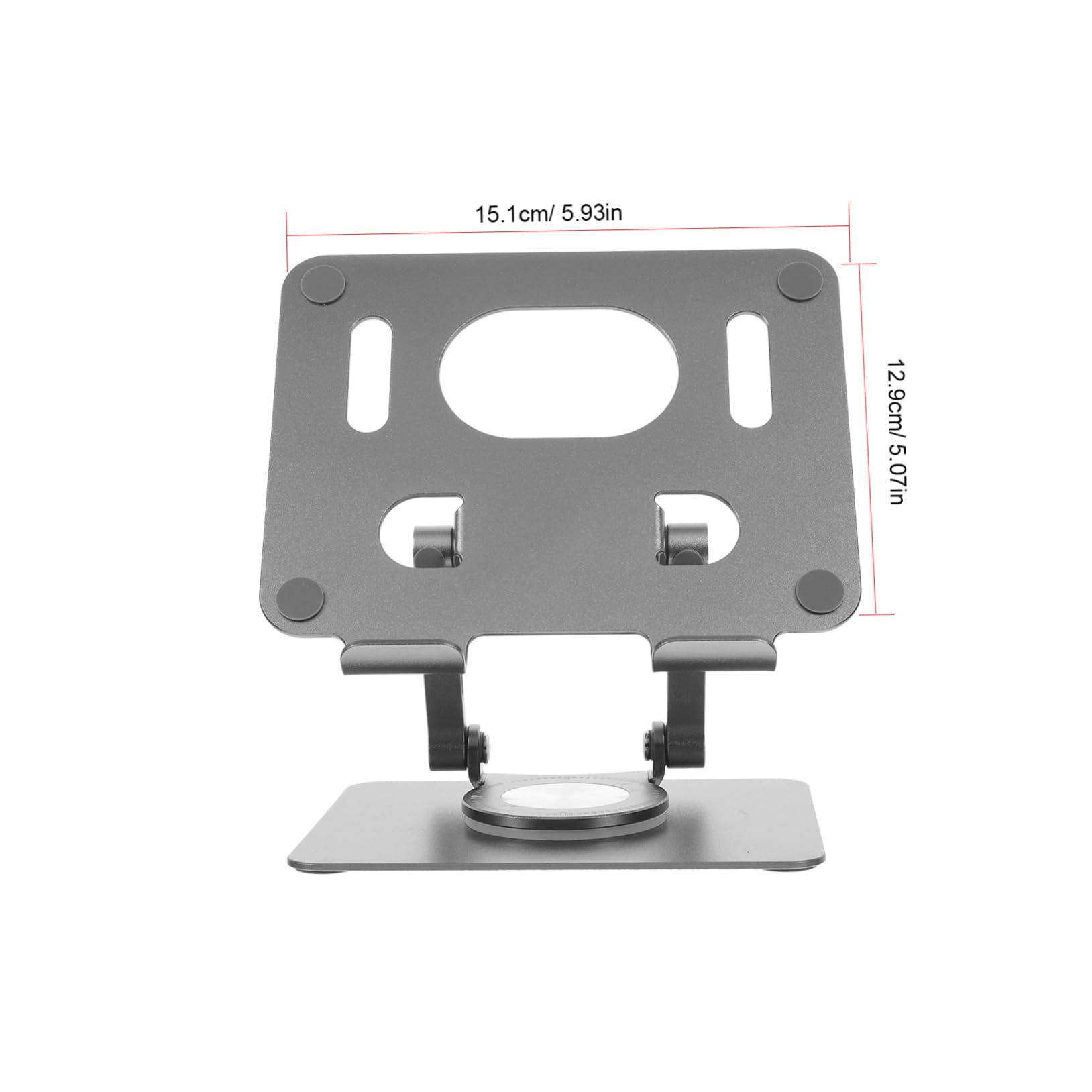 SEWACC Soporte Giratorio De Aluminio para Tableta Ajustable y Soporte para Tablet De Escritorio para Cocina y Oficina para Tablet De Sobremesa
