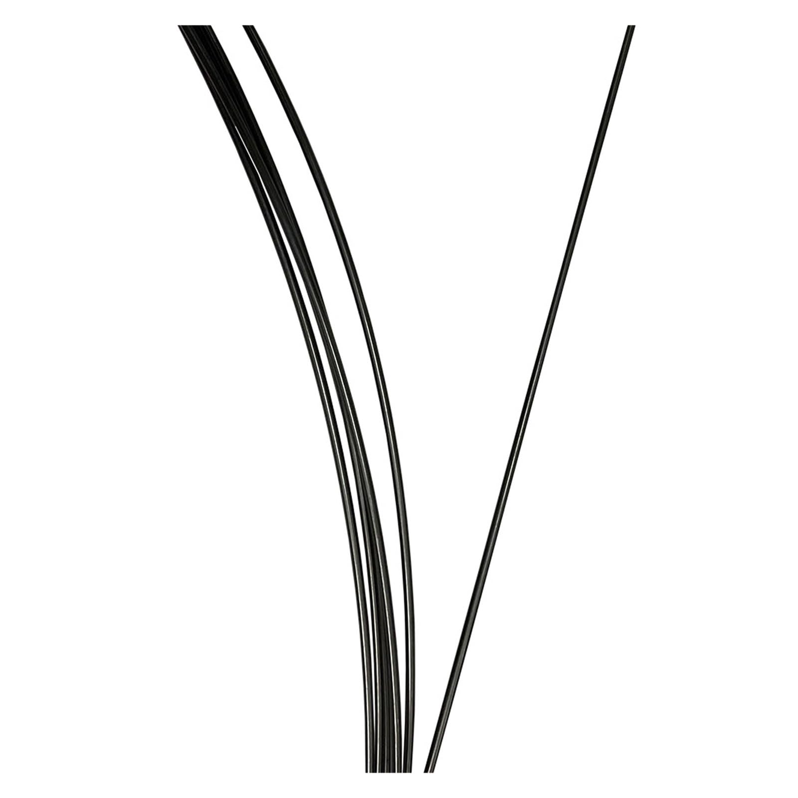 Alambre Recto de aleación de Nitinol súper elástico de 1M, Alambre Recto de níquel-Titanio, filamento hiperelástico de 0,1-1,8 MM, Alambre de Acero for Resorte Negro(0.1MM)