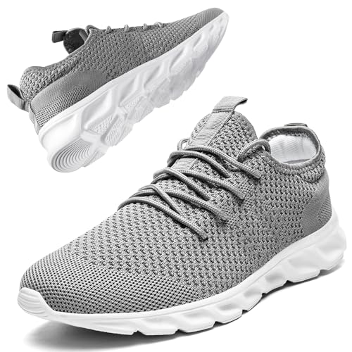 Image of Running Shoes for Men Womens Walking Slip On Tennis Sneakers | Comfortable Lightweight丨Breathable Mesh丨Gym丨Non Slip Sole丨Unisex Shoes丨 Athletic Workout Casual Fashion Sports