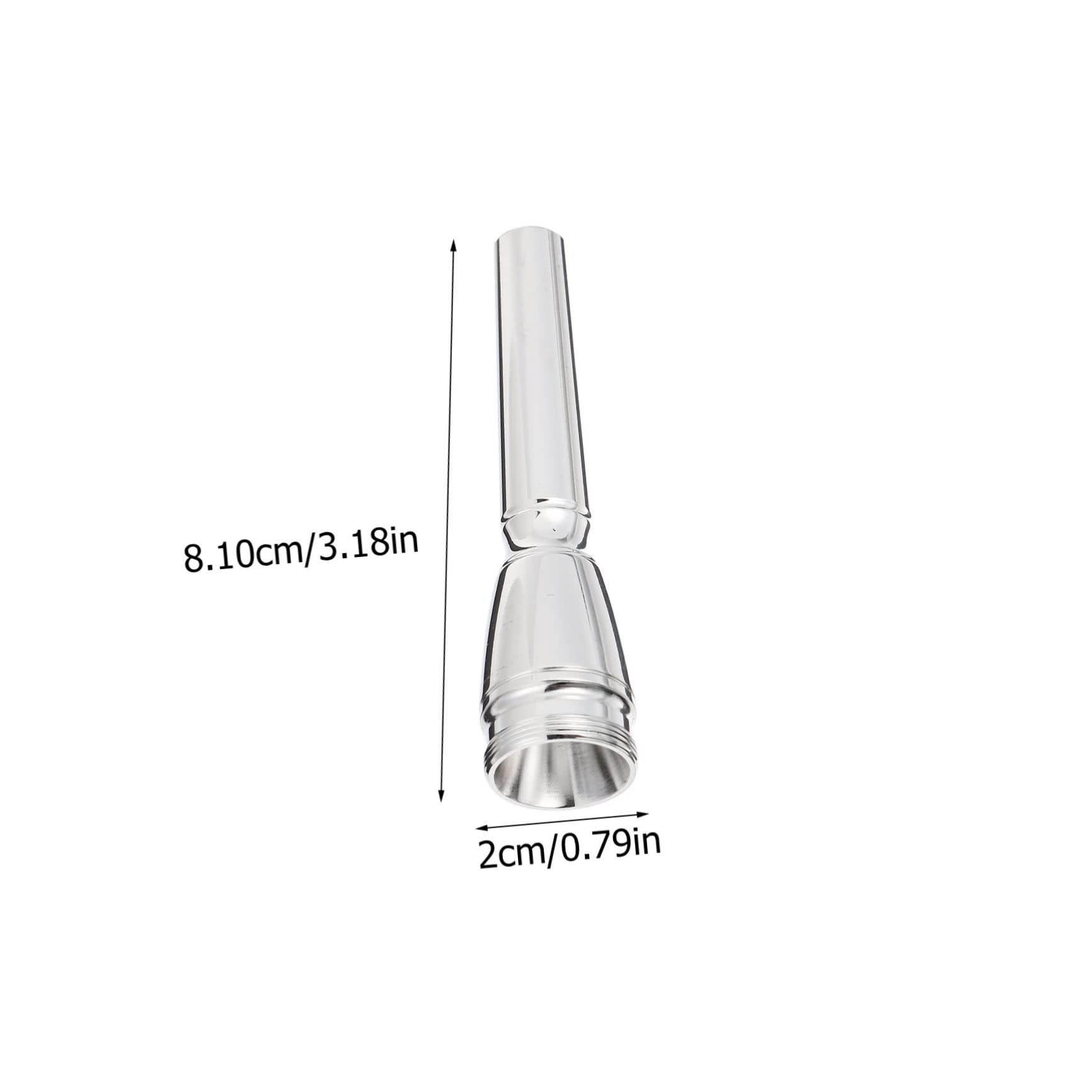 HANABASS 7 Pcs Trumpet Mouthpiece Plated Includes Mouthpiece Accessories for Beginners Versatile for Different Learning Stages
