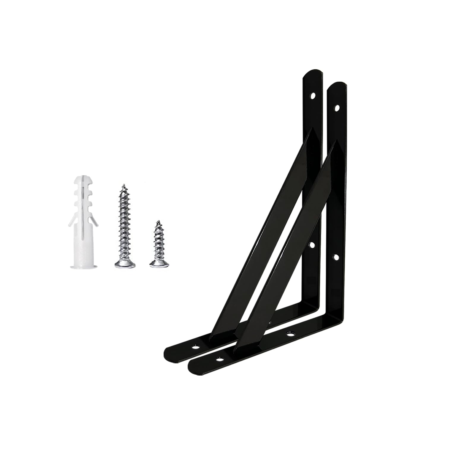 Photo 1 of Medach Shelf Brackets, 18 x 12 Inch, Heavy Duty Carbon Steel
