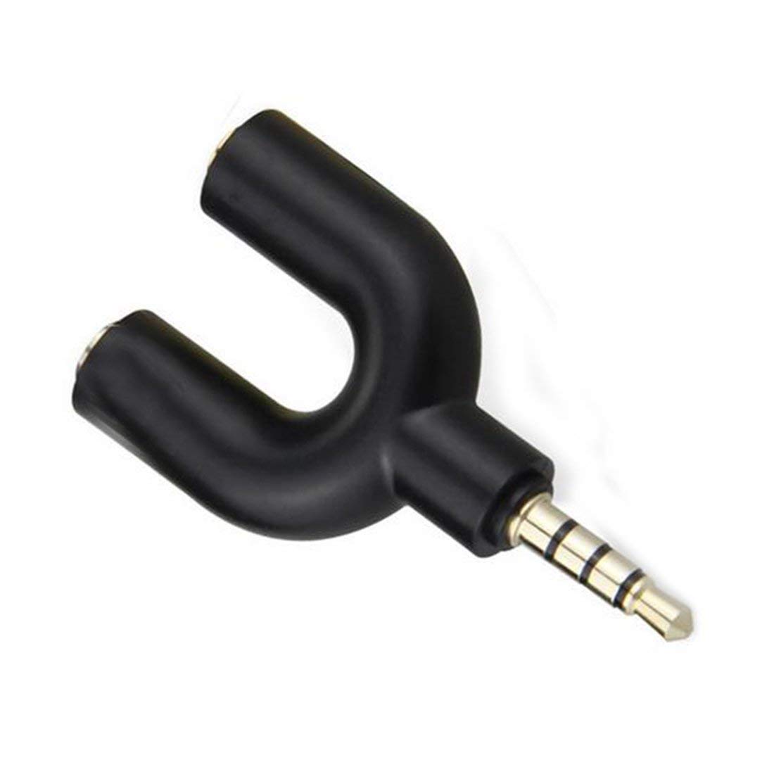 PROtastic® audio splitter audio jack da 3.5 mm per cuffie microfono 2 WAY splitter convertitore adattatore per iPhone, iPad, iPod