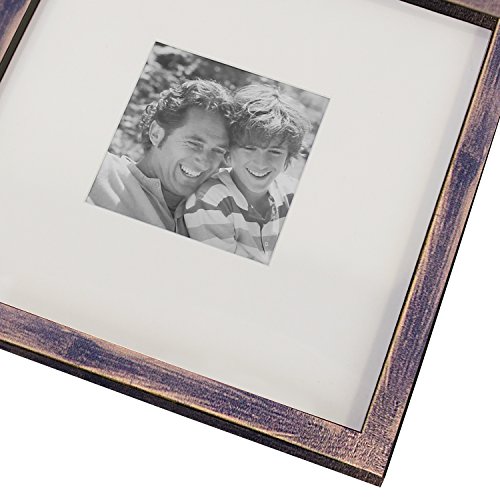 Jerry & Maggie - Photo Frame | Plaque College Frame - Wall Decoration Combination - Brown PVC Picture Frame Selfie Gallery Collage With Hanging Template & Wall Mounting Design | Family Tree