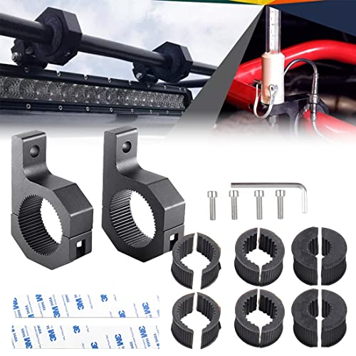 Skuntuguang 20 Mm-50 mm Pince de Tube de lumière de Travail Universelle Support de Montage Ampoule de Brouillard de Montage Bull Bar Bumper Support de Lampe Cover