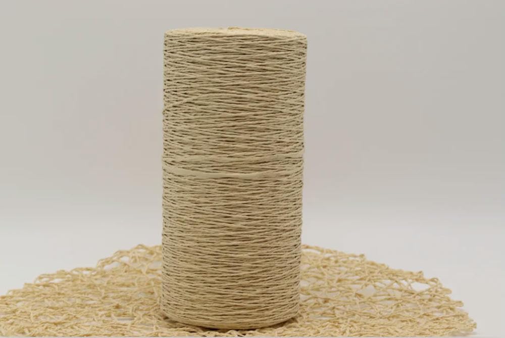 VIXDA 460g/lot Raffia Straw Yarn Handmade Knitting Summer Hat Bags Crocheting Yarn For Handcrafts Material