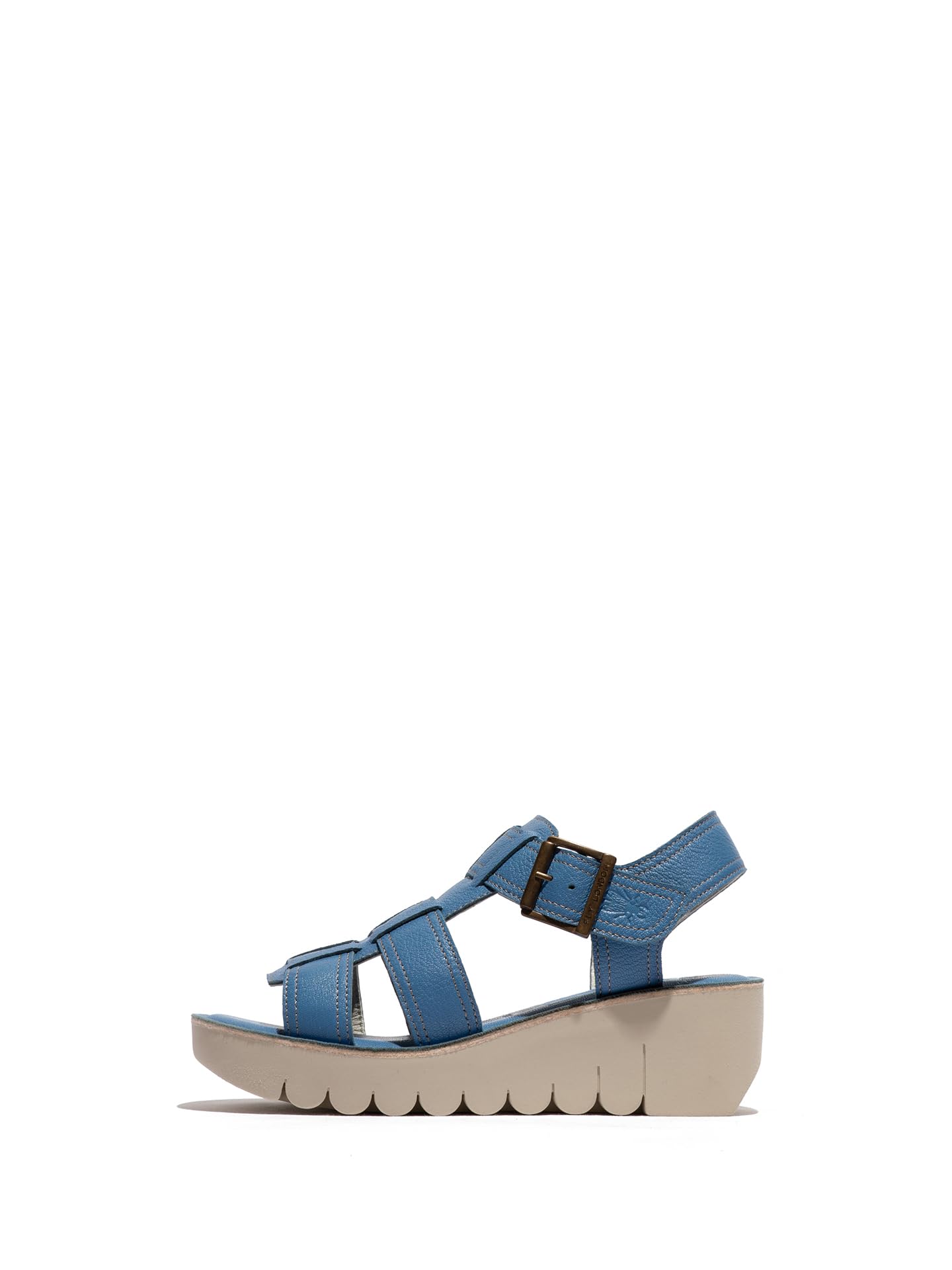 Fly London YUDD236FLY Women's Sandal, Blue