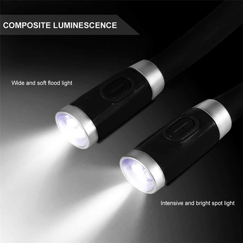 Lámpara de Escritorio La lectura de la luz brillante del cuello del abrazo de luz Libro Luces for leer en la cama la noche las luces LED de lectura lámpara de luz Led 4 Cuentas 3 Brillo ajustable para