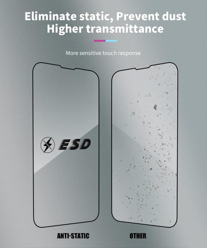 Image of TANTEK TitanGuard Tempered Glass Screen Protector Guard for Nothing Phone 3a | 3a Pro 5G - 9H Hardness, Military Grade, Anti-Static, Easy Installation Kit - 1 PACK