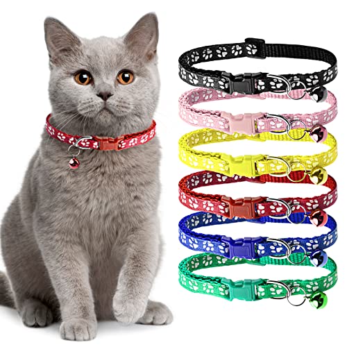Collar reflectante de liberación rápida para gato, collares personalizados  para cachorros, perros pequeños, gatos y cachorros| | - AliExpress