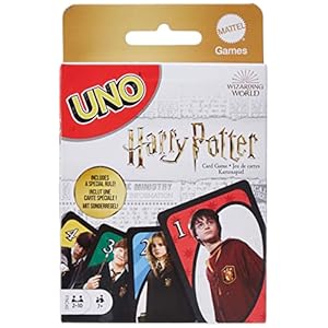 UNO Harry Potter Card Game Movie-Themed Collectors Deck Of 112 Cards With Hogwarts Character Images, Gift For Fans Ages…