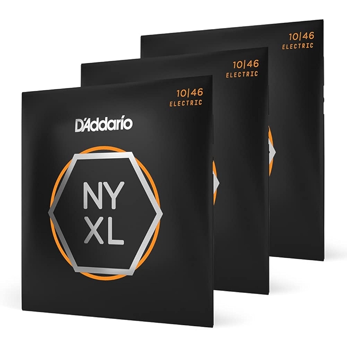 D'Addario NYXL电吉他弦 - 无与伦比的强度与调弦稳定性 - 中频增强