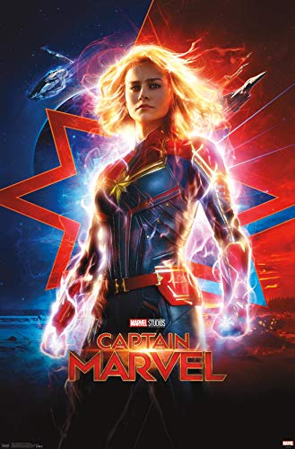 Trends International Cinematic Universe-Captain Marvel-One Sheet Wall Poster, 14.725" x 22.375", Premium Unframed Version