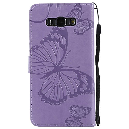 DENDICO Cover Galaxy J7 2016, Pelle Portafoglio