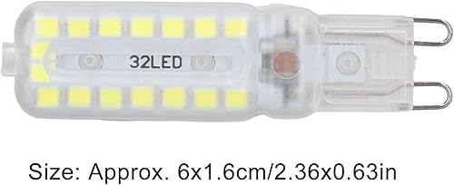 Miniatura 7 de plplaaoo Bombillas de repuesto de iluminación de 360 , bombillas compatibles con bombillas LED G9 de 7 W, iluminación versátil regulable, para