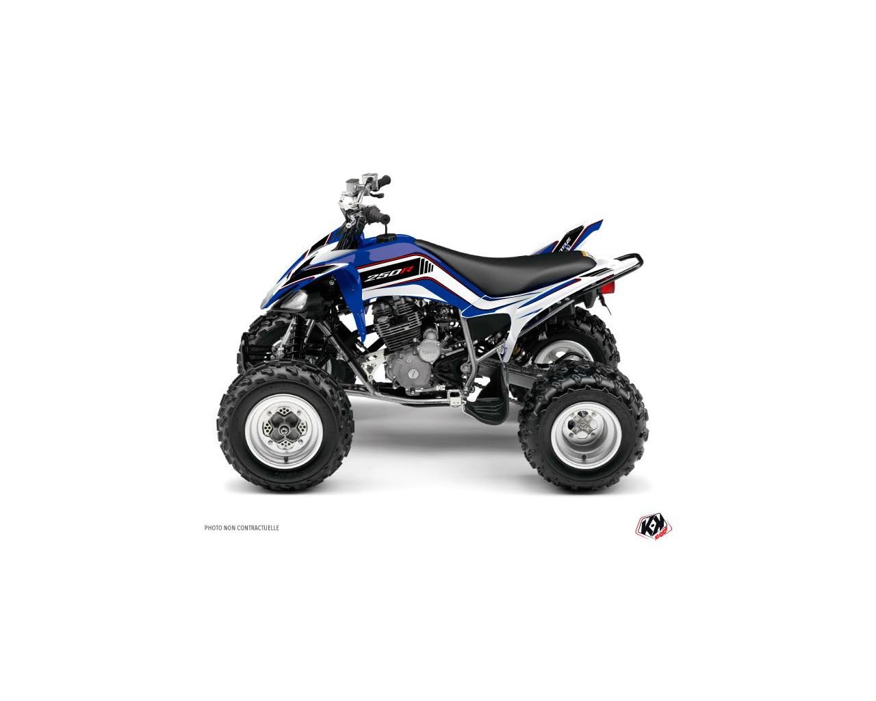 Kit deco quad Yamaha 250 Raptor azul compatible con modelos de 2008 a 2014 3