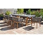 Gartenmöbel-Set Veltis Akazienholz & Polystone