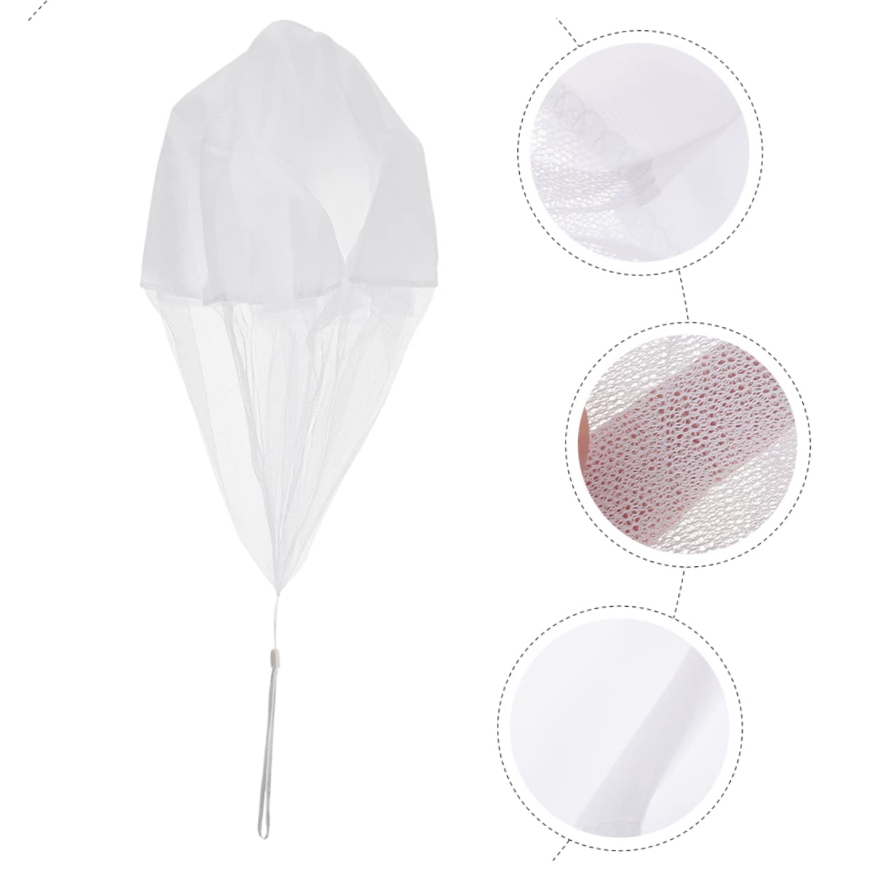 Abaodam Outdoor Children's Parachute Flying Toys 3 Pack Hand Throwing Parachute Games for Parties Fun