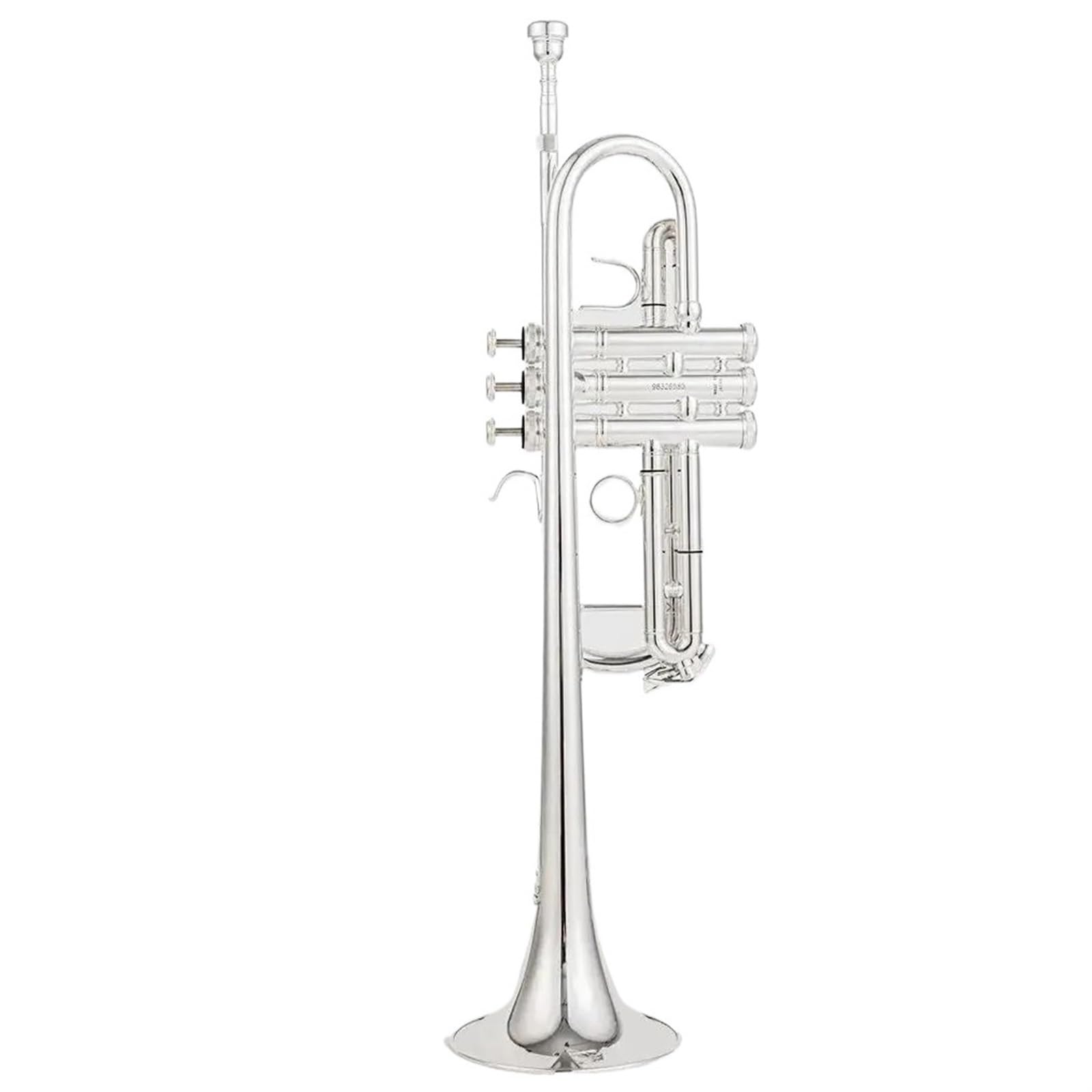 Tromba Strumenti Musicali A Tromba Professionale In Ottone Placcato Argento In Do Tromba In Do Piatto Con Custodia In Pelle