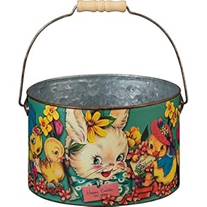 Primitives by kathy have a happy easter decorative bucket set 950 diameter x 625 750 diameter x 475  urban country home decor