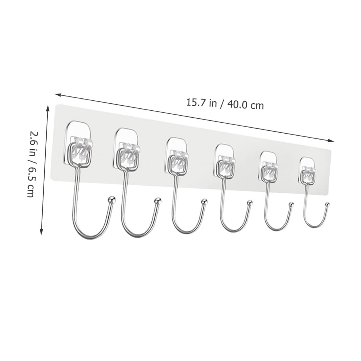 VASDEV 16 Piezas de Ganchos de Pasta Fuerte para Colgar Sombreros, Ganchos de decoración, Ganchos de Metal, Colgador de Pared para Ahorrar Espacio, Adhesivo para Colgar en la Pared, Sopor