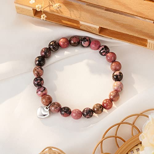 Coworker/Boss/Thank You Gifts for Women Natural Stone Beaded Bracelet for Female3